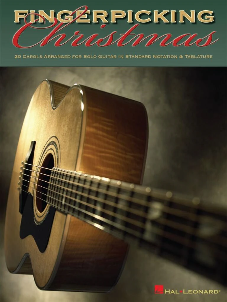 Fingerpicking Christmas - 20 Carols Arranged for Solo Guitar in Notes & Tablature